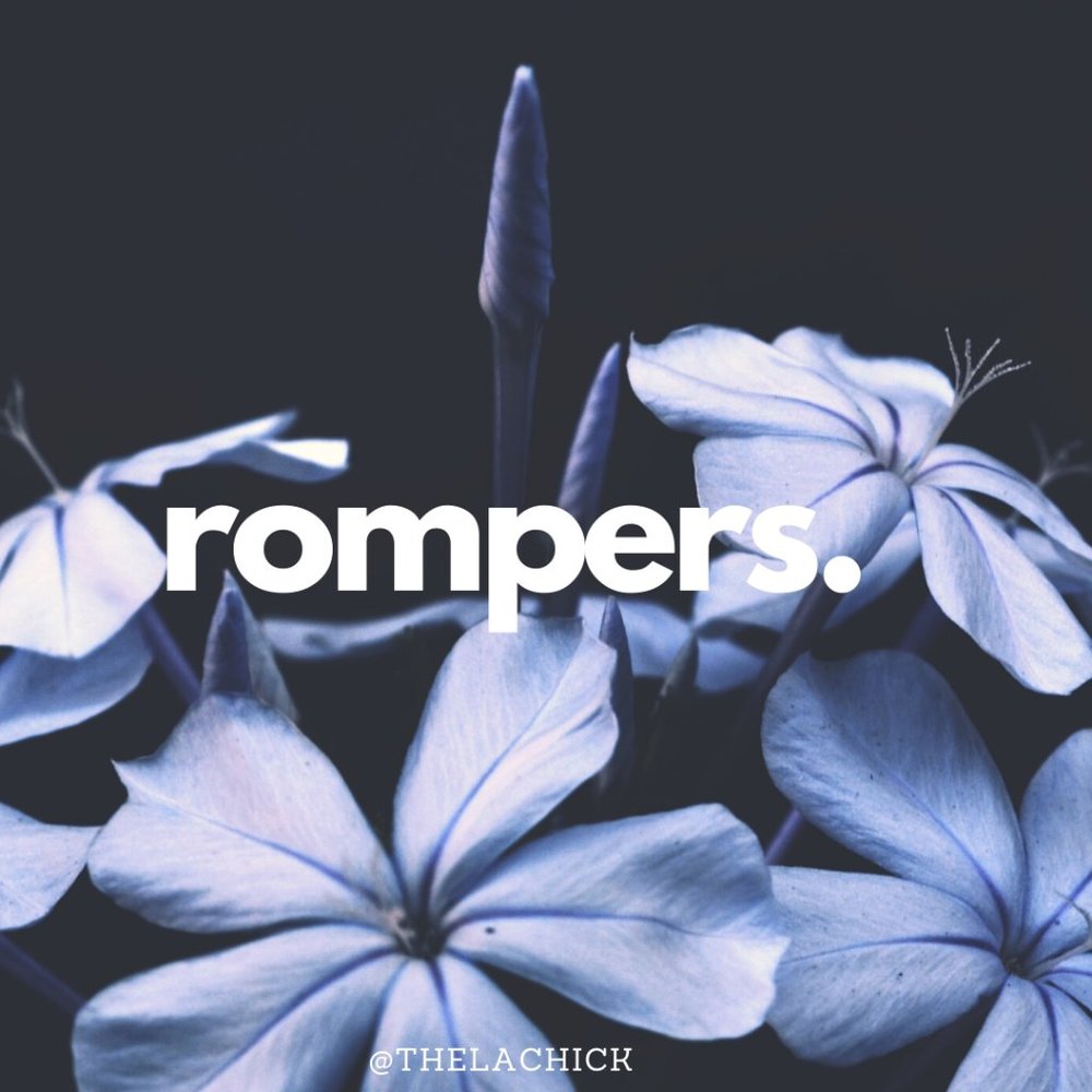 rompers.
